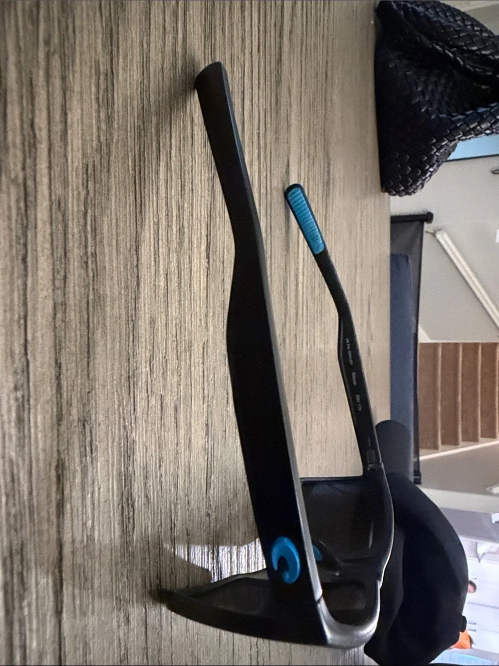 Costa Black Sunglasses Frame with Blue Accents